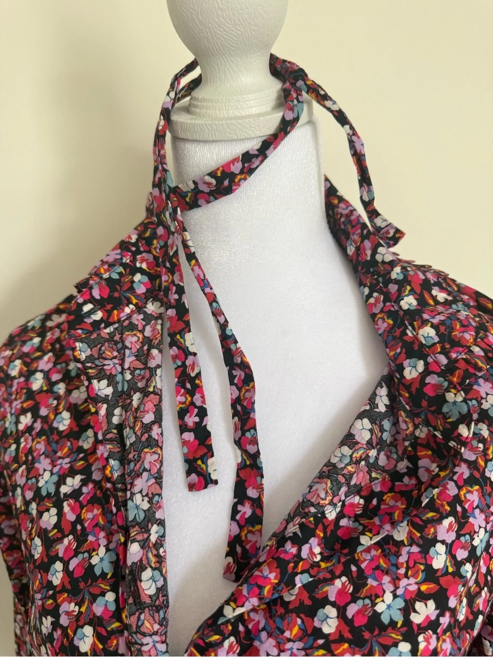 J. Crew Liberty Floral Button-Down Shirt size 8 women’s 100% cotton
